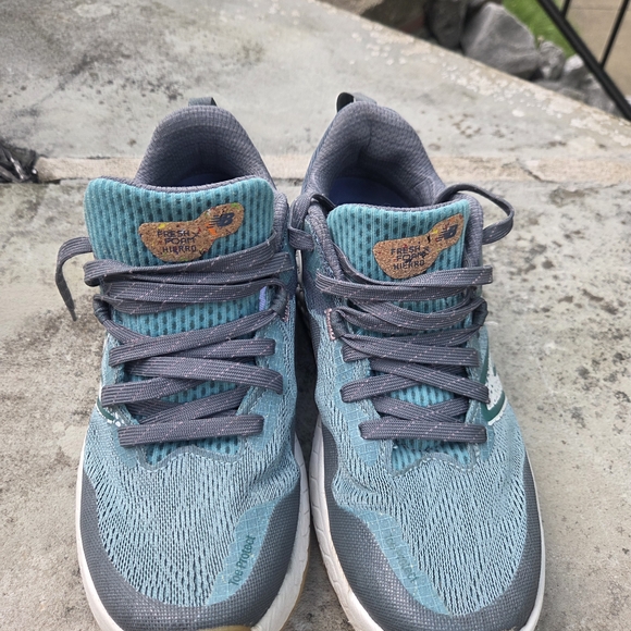 New Balance Women's X Hierro V7 Trail Running Shoe, Faded Teal/Graphite/Grey - Picture 5 of 6